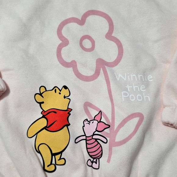 ☘️3/$15☘️ Primark x Disney - Winnie the Pooh Pink Fleece Outfit - Picture 4 of 10